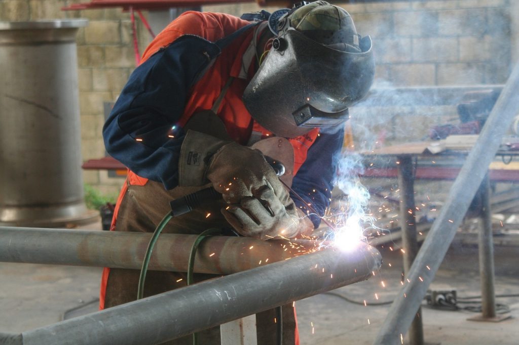 welder, industrial, welding